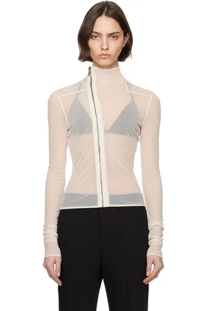 Rick Owens White Hollywood Gary Jacket