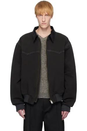 Maison Margiela Black Yoke Caban Bomber Jacket