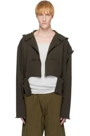 OTTOLINGER Brown Distressed Sweat Hoodie