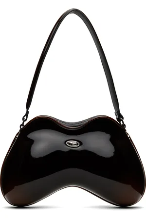 Diesel Brown Double-D Shoulder Bag