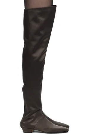 The Row Brown Awar 25 Cuissarde Tall Boots