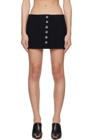 Khaite Black Jaxon Miniskirt