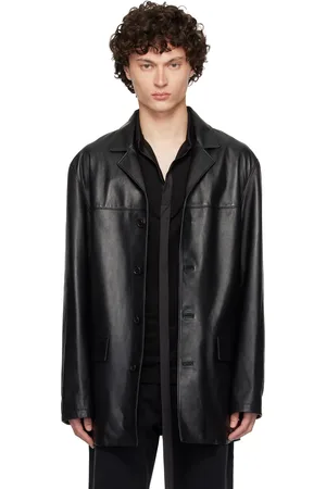 1017 ALYX 9SM Four Button Leather Blazer