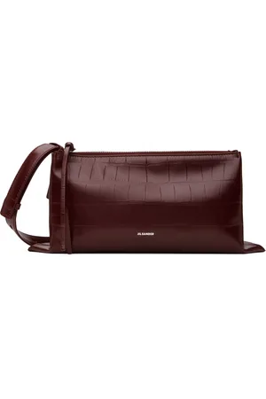 Jil Sander Burgundy Empire Small Bag