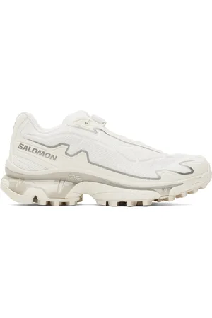 Salomon White & Silver XT-Slate Sneakers