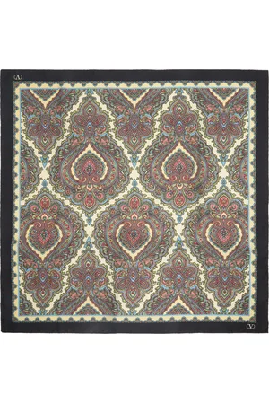 VALENTINO GARAVANI Multicolor Silk Twill Scarf