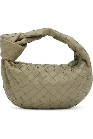 Bottega Veneta Green Mini Jodie Top Handle Bag