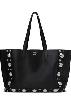 VALENTINO Black Nellcôte Large Shopping Tote