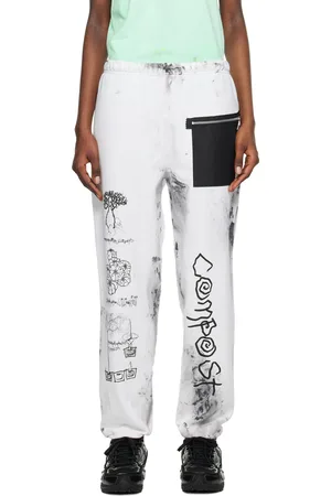 WESTFALL White Smudged Lounge Pants