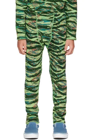 ERL Kids Green Printed Lounge Pants