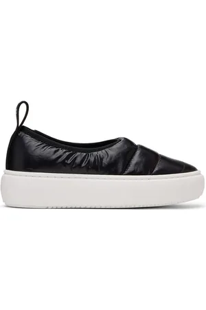 Marni Kids Navy Puffed Slip-On Sneakers