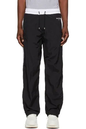 Balmain Black Nylon Lounge Pants