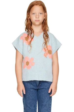 Wynken Kids Blue Fun Flower Vest