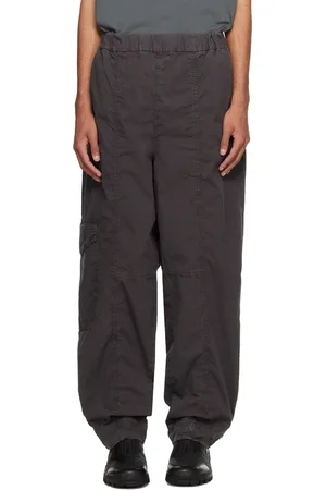 Ganni Gray Embroidered Lounge Pants