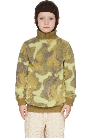 Isa Boulder SSENSE Exclusive Kids Green Turtleneck