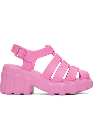 Melissa Pink Megan Platform Heeled Sandals
