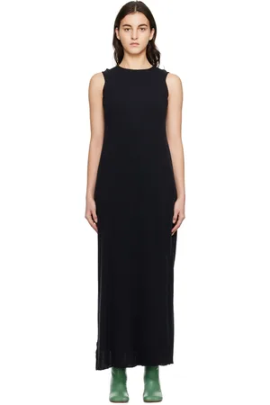 Maison Margiela Black Layered Maxi Dress