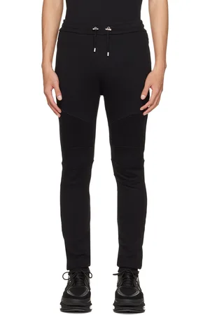 Balmain Black Relaxed Fit Lounge Pants