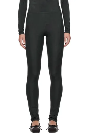 Maison Margiela Green & Black Printed Leggings