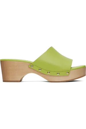 Aeyde Green Bobbie Clogs