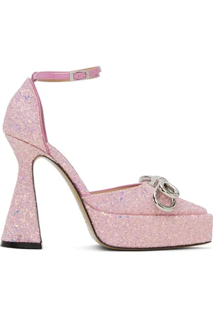 Mach & Mach Double Bow Platform Heels