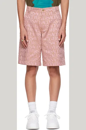 VERSACE Pink Allover Shorts
