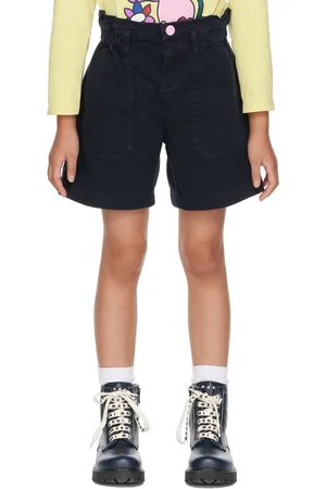 Marc Jacobs Kids Navy Patch Denim Shorts