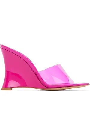 Gianvito Rossi Pink Futura Mules