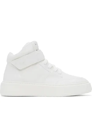 Ganni White Sporty Mix High-Top Sneakers