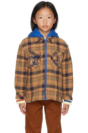 Marc Jacobs Kids Brown Check Hoodie