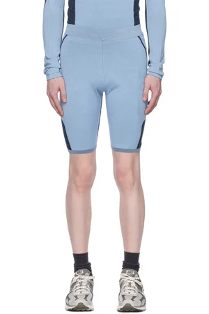 Saul Nash Blue Drop Stitch Shorts