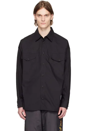 VERSACE Black Piece Number Shirt