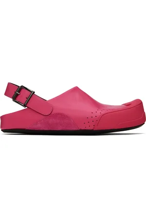 Marni Pink Fussbett Sabot Sandals