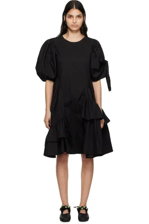 Cecilie Bahnsen Black Danita Midi Dress