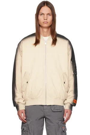 Heron Preston Off-White Gradient Bomber Jacket