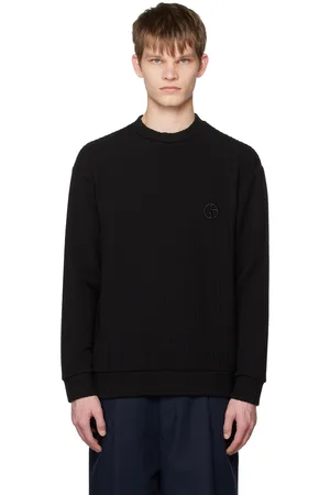 Giorgio Armani Black Stripes Sweater