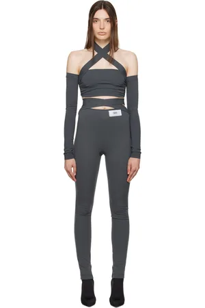 Dolce & Gabbana Gray Kim Kardashian Edition Leggings