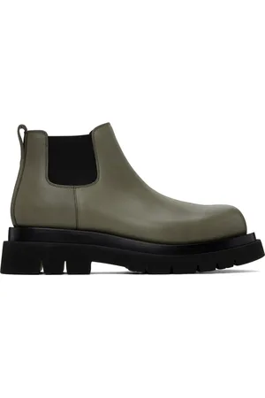 Bottega Veneta Gray Lug Chelsea Boots