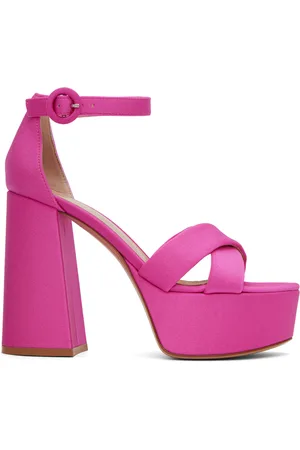 Gianvito Rossi Pink Sheridan Heeled Sandals