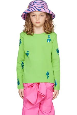 M’A Kids Kids Sequin Appliqué Long Sleeve T-Shirt