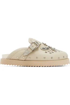 TOGA PULLA SSENSE Exclusive Kids Beige Slippers