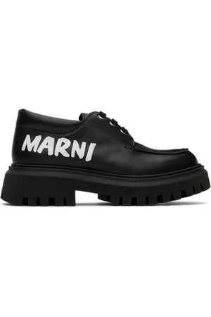 Marni Kids Black Platform Derbys
