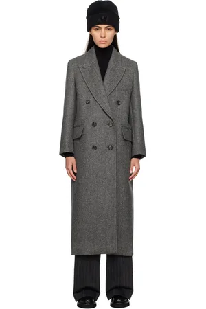 Max Mara Gray Masculine Coat