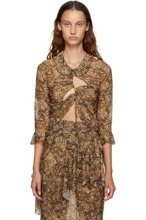 AVAVAV Brown Holy Shirt 2.0 Blouse