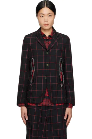 Comme des Garçons Black & Red Vented Blazer