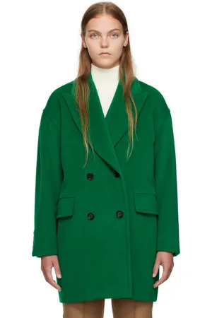 Max Mara Green Oversized Jacket