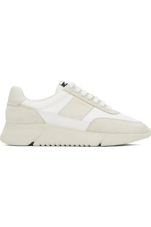 Axel Arigato White & Beige Genesis Vintage Sneakers