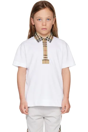 Burberry Kids Vintage Check Trim Polo