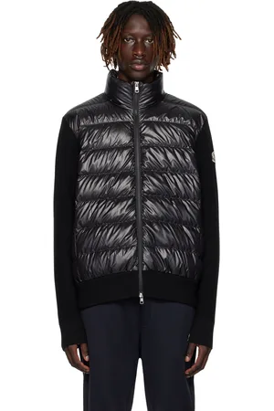 Moncler Black Paneled Down Jacket