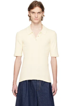 Maison Margiela Off-White Three-Button Polo